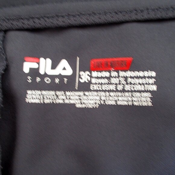 FILA Sport Mens Black Active 4-Pocket Short Pant - Size 36W - Picture 3 of 3